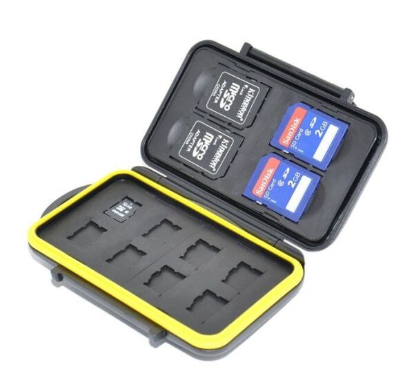 JJC Memory Card Case Hafıza Kartı Kutusu (8 Micro SD Kart & 4 SD Kart)