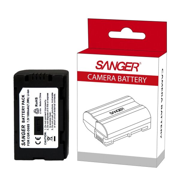 Sanger CGR-D08S Panasonic Kamera Batarya