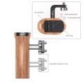 SmallRig HSN2093D Ahşap Yan Sap, 1/4''-20 Vidalarla Birlikte