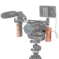 SmallRig HSN2093D Ahşap Yan Sap, 1/4''-20 Vidalarla Birlikte
