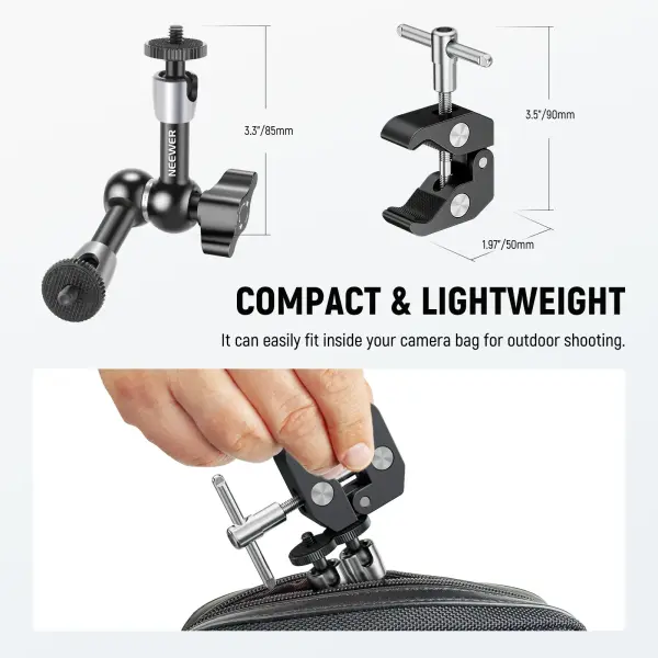 NEEWER ST15C Profesyonel Ayarlanabilir Magic Arm