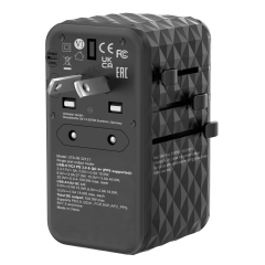 VERBATIM 32121 - V GAN3 UNIVERSAL TRAVEL ADAPTER UTA-06 100W