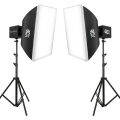 Gdx ML60 Bicolor 60x90 SoftBox Video ve Ürün Çekim İkili Işık Seti