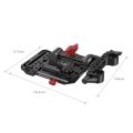 SmallRig 2991 V Montajlı Ayarlanabilir Kollu Pil Plakası