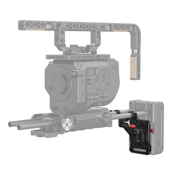 SmallRig 2991 V Montajlı Ayarlanabilir Kollu Pil Plakası