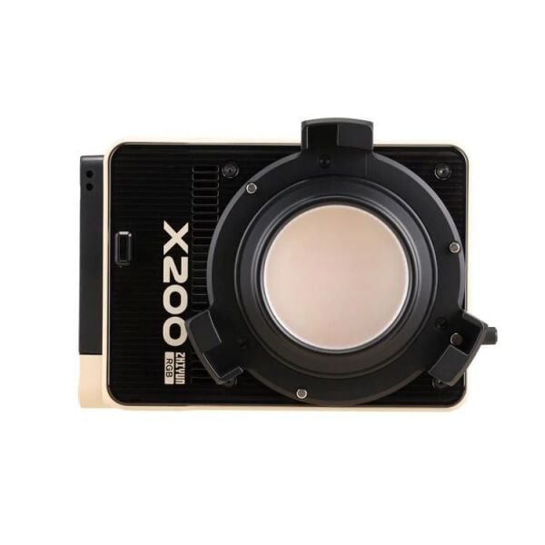 Zhiyun Molus X200 200W COB Taşınabilir LED Işık Siyah Combo Paket