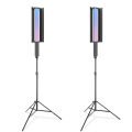 Gdx LP550 RGB Fotoğrafçılık ve Video için Renkli Işık Çubuğu İkili Set