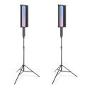 Gdx LP550 RGB Fotoğrafçılık ve Video için Renkli Işık Çubuğu İkili Set