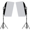 Gdx XL-Kit 2 COB LED Youtube Sürekli Video ve Fotoğraf Işık İkili Set + Gdx BW-6090 Softbox