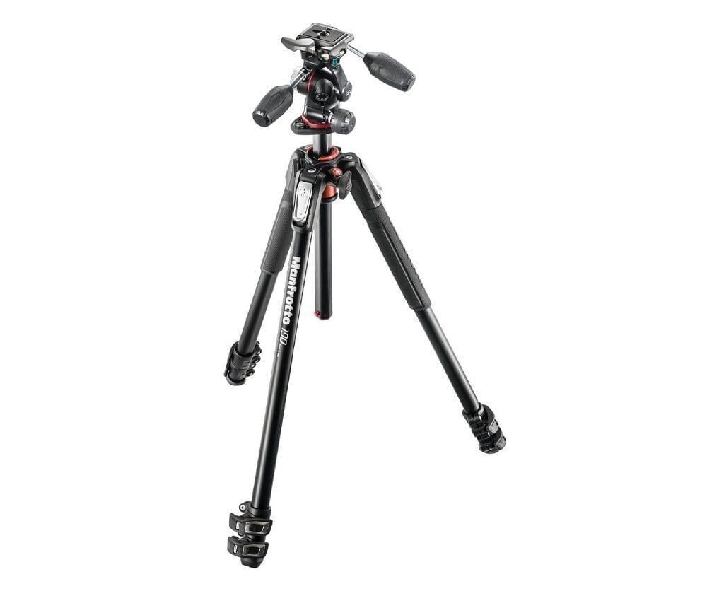 Manfrotto MK190XPRO3-3W 190serisi Tripod ve 3yönlü Başlıklı Kit