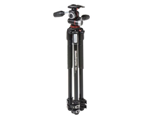 Manfrotto MK190XPRO3-3W 190serisi Tripod ve 3yönlü Başlıklı Kit