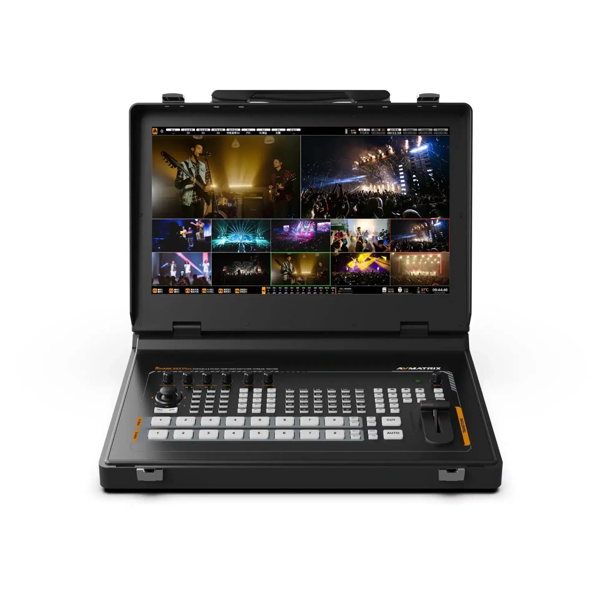 AVMatrix SHARK S8X Plus 8 Kanal Taşınabilir Video Mikser