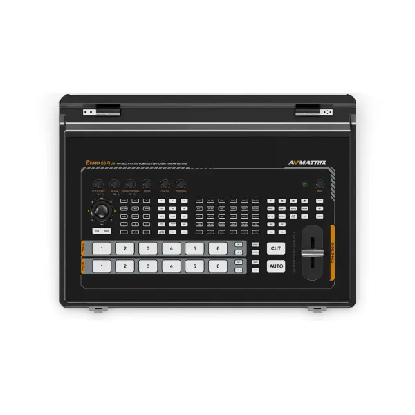 AVMatrix Shark 6 Plus 17.3″ 6CH SDI/ HDMI Taşınabilir Video Mikser