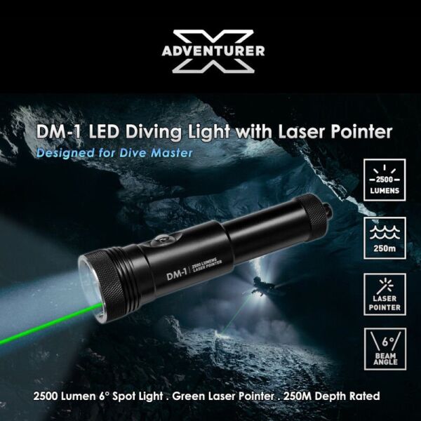 Lazer Pointer Dalgıç Feneri