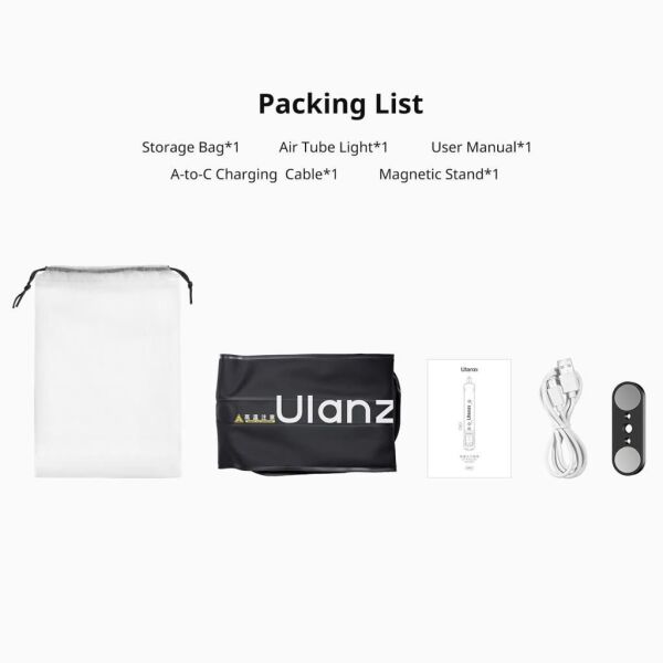 Ulanzi UA20 Taşınabilir Air Tube Işık L110