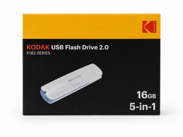 Kodak 16GB 2.0 USB Bellek 5'i Bir Arada (K182)