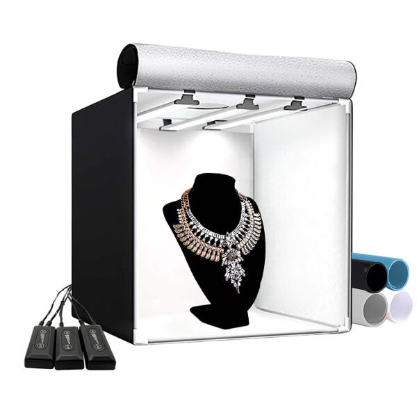 GDX Pro II 3 Led Işıklı Ürün Çekim Çadırı 60x60 cm