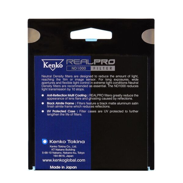 Kenko 52 mm Real Pro MC ND1000 Filtre
