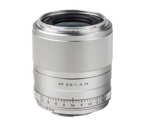 Viltrox AF 23mm F1.4 M Silver -Canon  Mount Aps-C Lens