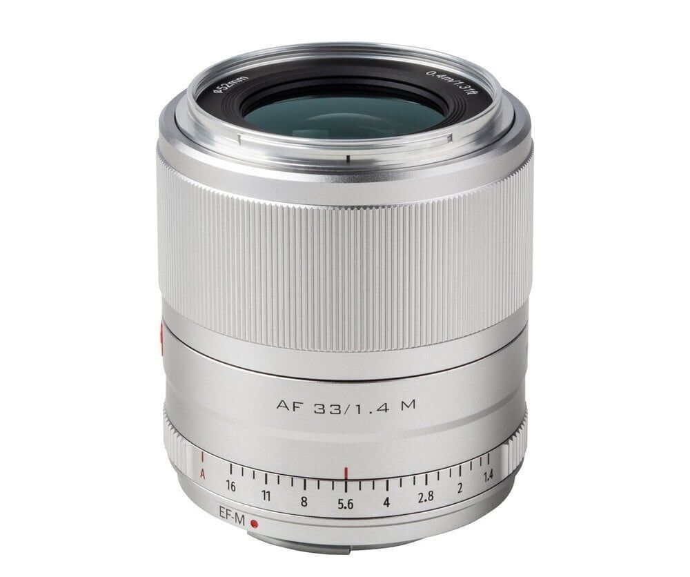 Viltrox AF 33mm F1.4 M Silver-Canon  Mount Aps-C Lens
