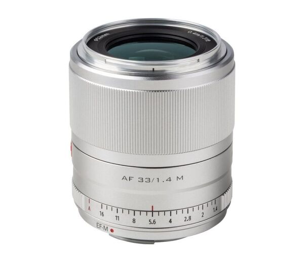 Viltrox AF 33mm F1.4 M Silver-Canon  Mount Aps-C Lens