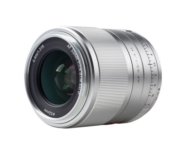 Viltrox AF 33mm F1.4 M Silver-Canon  Mount Aps-C Lens