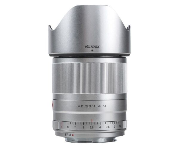 Viltrox AF 33mm F1.4 M Silver-Canon  Mount Aps-C Lens