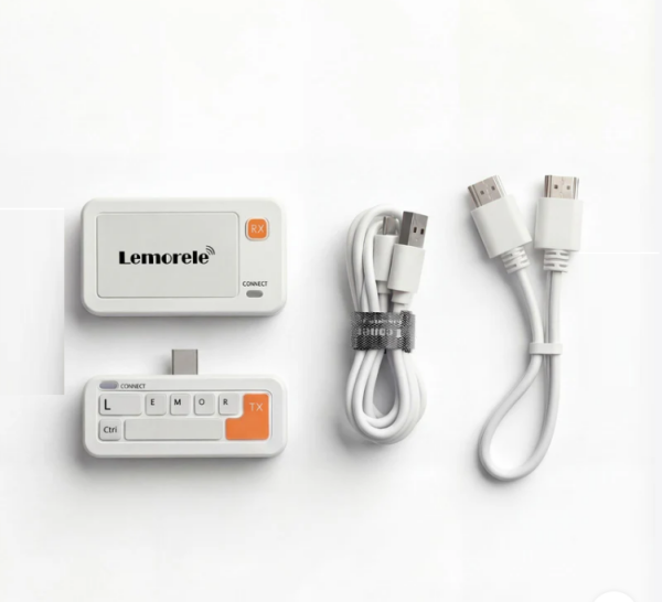 Lemorele P400 Kablosuz HDMI/TYPC Verici ve Alıcı Kiti