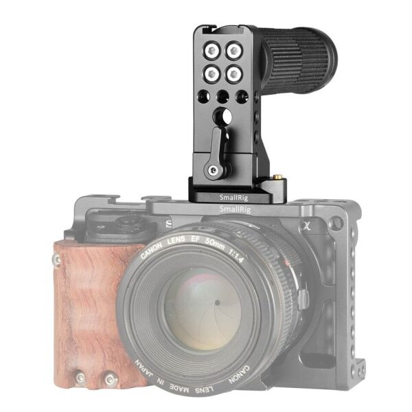 SmallRig 2084B NATO Tutamağı (Kauçuk) Emniyet Rayı ile