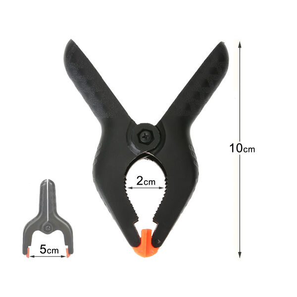 GDX FX4 Fon Tutucu 4'lü Mandal Clamp Profesyonel Arka Plan Sabitleme Mandalı