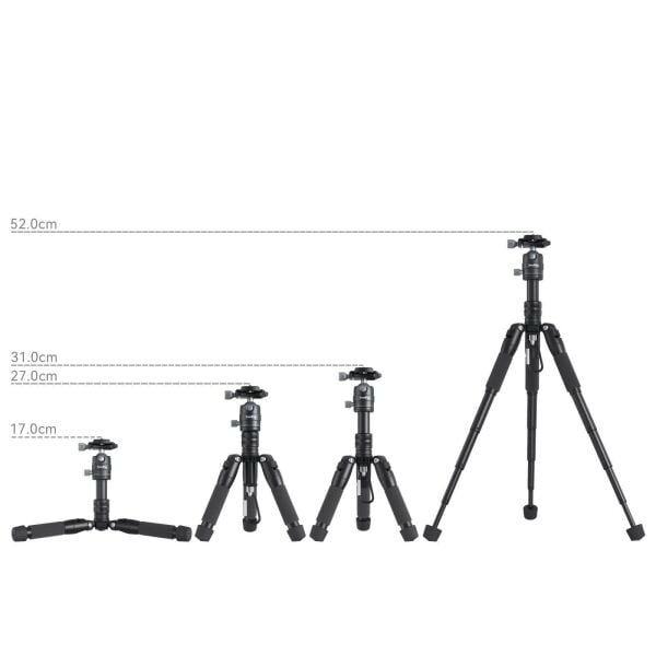 Smallrig 4289 VT-20 Alüminyum 6kg Taşıma Kapasiteli Masaüstü Tripodu