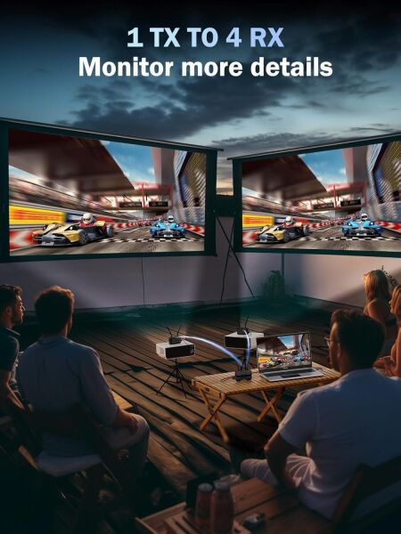 Lemorele R200 1080 HDMI Kablosuz Görüntü Aktarım Cıhaz