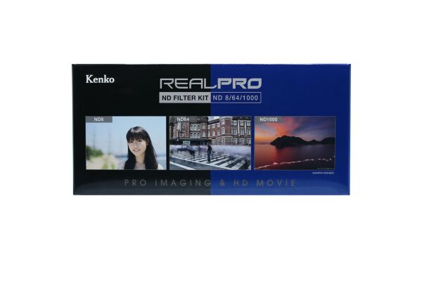 Kenko 77 mm Real Pro ND Filtre Seti (ND8, ND64, ND1000)