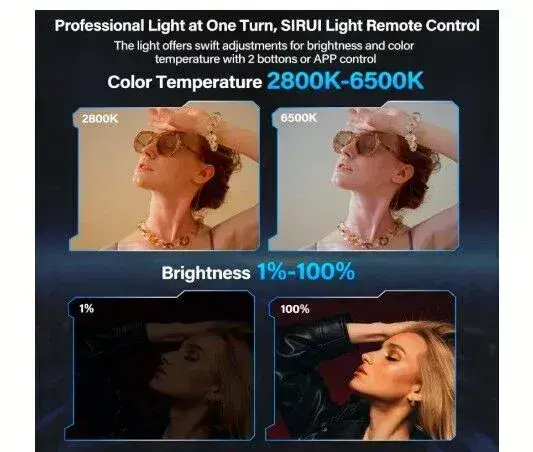 Sirui C150X İkili Video LED Kiti