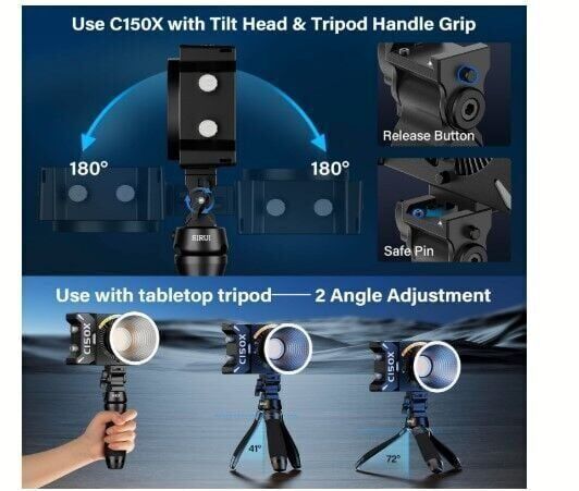 Sirui C150X İkili Video LED Kiti