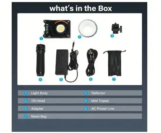 Sirui C150X İkili Video LED Kiti