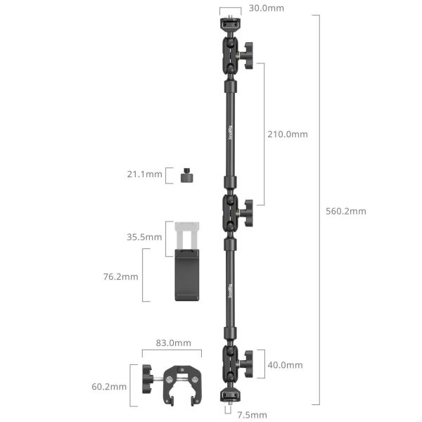 SmallRig 4766 Masaüstü Sihirli Kol Yengeç Kelepçesi Kiti