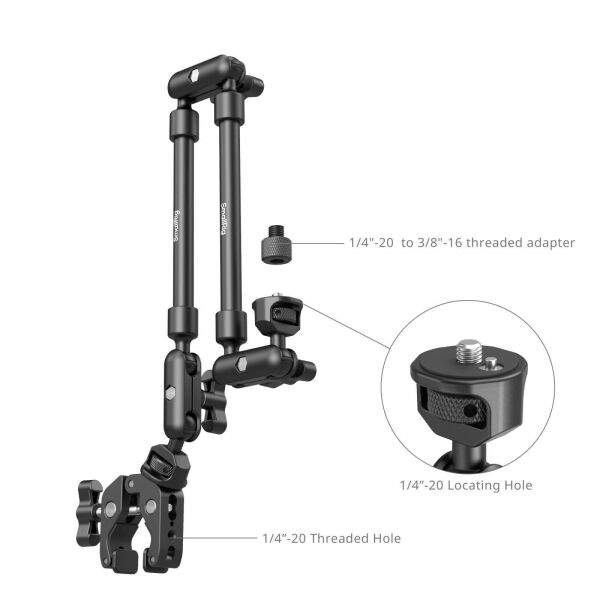 SmallRig 4766 Masaüstü Sihirli Kol Yengeç Kelepçesi Kiti