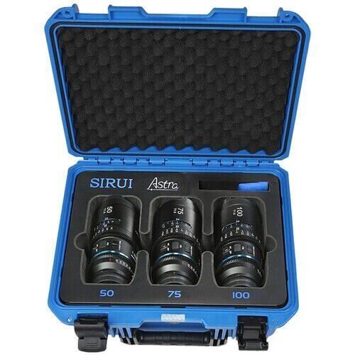 Sirui Astra Series AF T1.8 1.33x Full Frame Neutral Flares Anamorphic Sony E Mount 3'lü Lens Kit