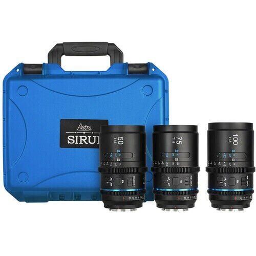 Sirui Astra Series AF T1.8 1.33x Full Frame Neutral Flares Anamorphic Sony E Mount 3'lü Lens Kit