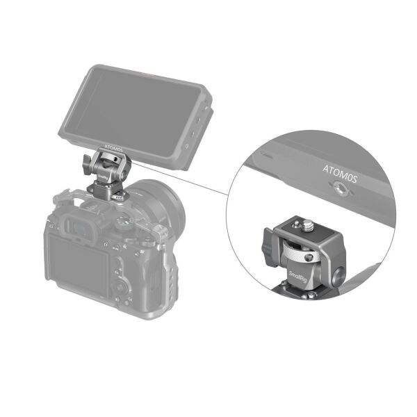 SmallRig 4487 HawkLock H21 NATO Kelepçeli Hızlı Çıkarma Monitör Desteği