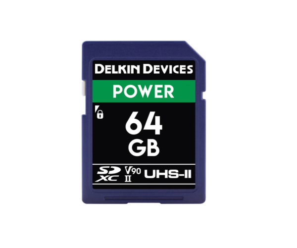 Delkin 64GB SD UHS-II 2000X V90 Power Hafıza Kartı