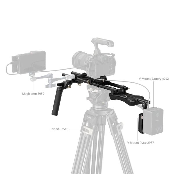 SmallRig 4480B Omuz Rig Kiti (Klasik Versiyon)