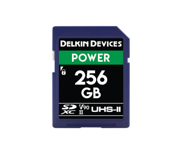 Delkin 256GB SD UHS-II 2000X V90 Power Hafıza Kartı (Okuma:300 - Yazma:250)
