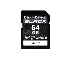 DELKIN BLACK 64GB SD UHS-II  U3 V90