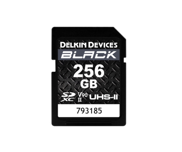 Delkin 256GB SD UHS-II U3 V90  Black Hafıza Kartı
