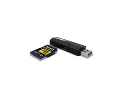 DELKIN USB 3.1 SD & MICRO SD A2 CARD READER - 55