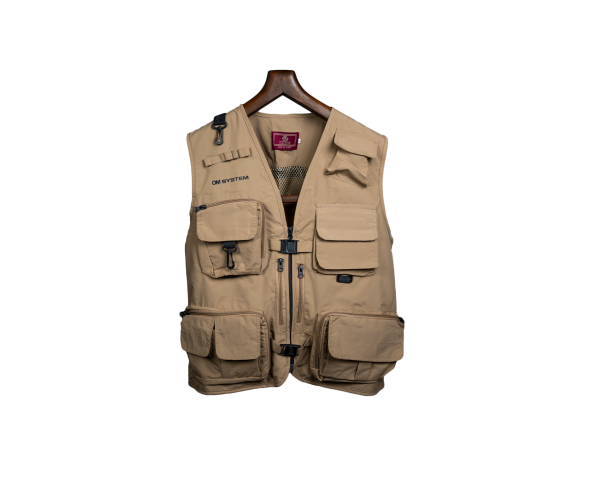 Om System Staright Fotoğraf Yeleği Bej Xl