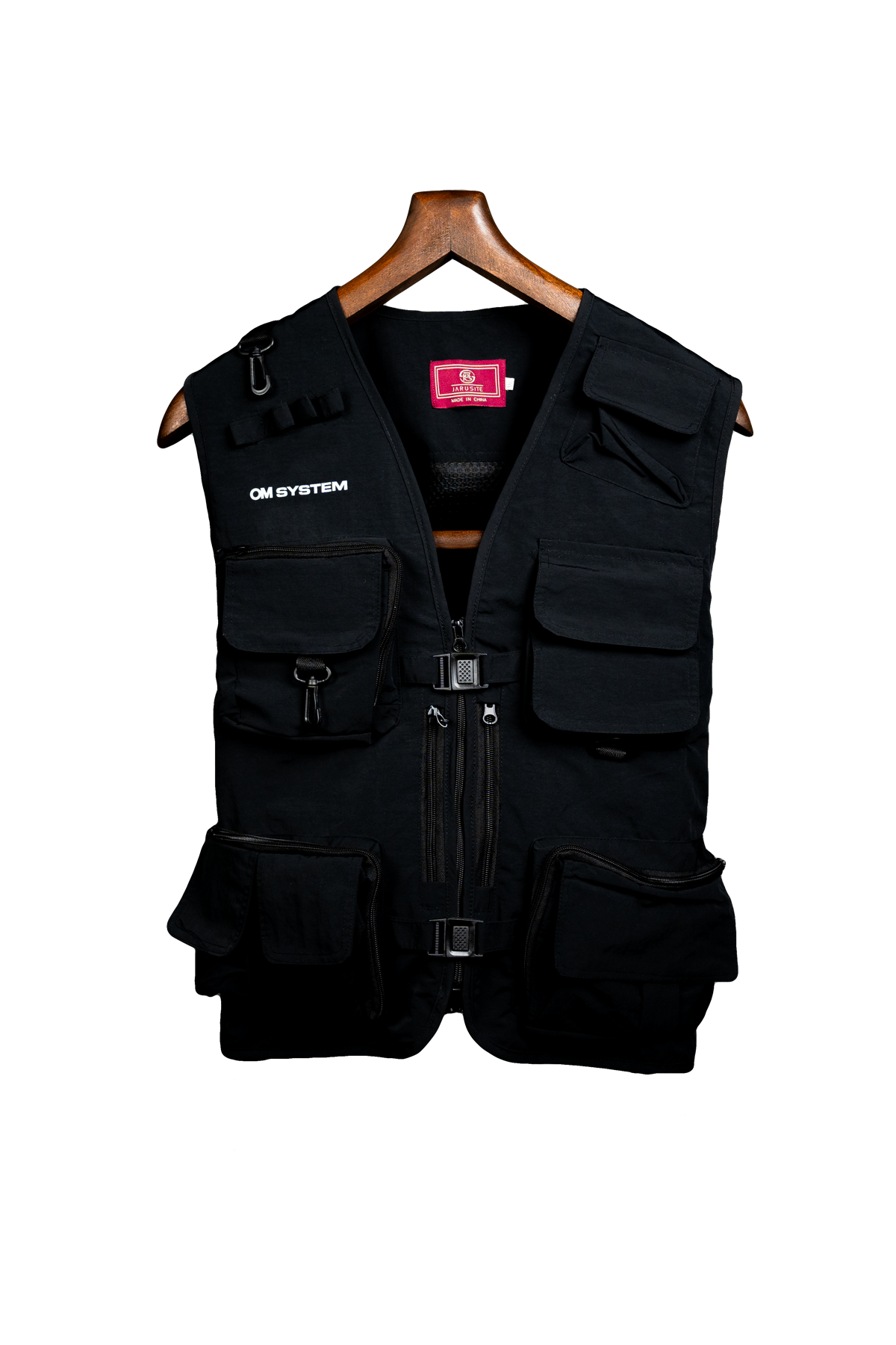 Om System Staright Fotoğraf Yeleği Siyah Xxl