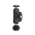Ulanzi R098 Double Ball Head Magic Arm (1/4''-20 ve Cold Shoe)